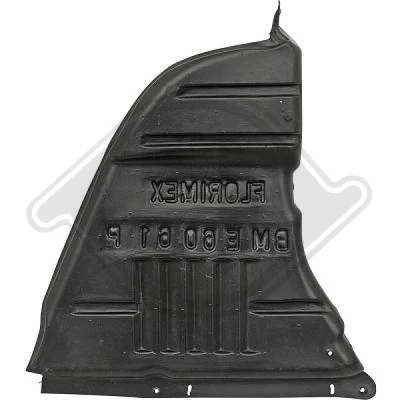 Bilde av DIEDERICHS 8012243 Motorrom isolering nedre venstre BMW: 5 Touring, Sedan