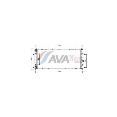 Bilde av PRASCO VN2094 Radiator Aluminium 720 322 34 Kjøleribber satt sammen mekanisk VOLKSWAGEN: Transporter 4
