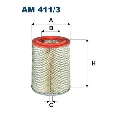 Bilde av FILTRON AM 411/3 Luftfilter 250 183 Filterinnsats