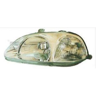 Bilde av TYC 20 3184 11 2 Frontlykter venstre H4 for høyrekjøring uten elektromotor, pæreholder HONDA: CIVIC 6 Hatchback