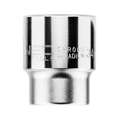 Bilde av NEO TOOLS 08 316 Pipenøkkelinnsats 3/4 3124 34 mm Krom vanadium stål sekskant