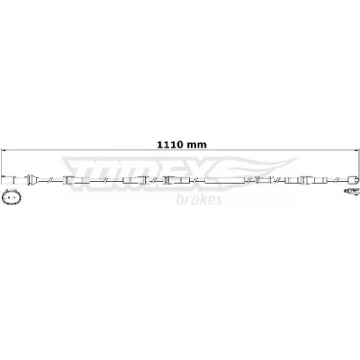 Bilde av TOMEX brakes TX 31 27 Bremsebeleggslitasje bakaksel BMW: 5 Touring, Sedan