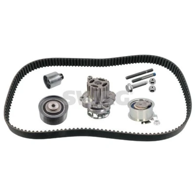 Bilde av SWAG 30 93 2742 vannpumpe + Registerreimsett med 141 VOLKSWAGEN: Passat B6 Variant, Touran I, Golf 5, AUDI: A3 Sportback, A4 B7 Avant