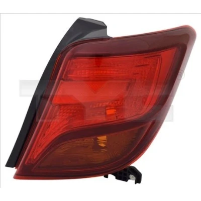 Bilde av TYC 11 12848 01 2 Baklykter venstre uten pæreholder TOYOTA: Yaris III Hatchback