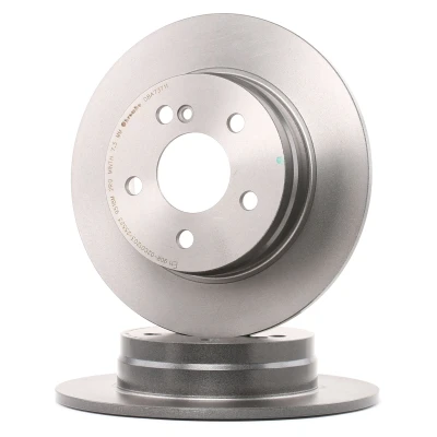 Bilde av BREMBO COATED DISC LINE 08.A737.11 Bremseskiver 278 9 5 fullt ut belagt høy karbon med skruer MERCEDES BENZ: C Klasse T modell, Sedan