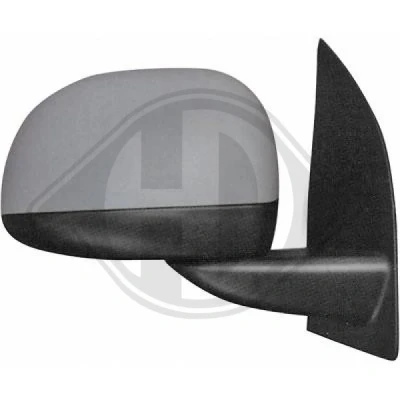 Bilde av Sidespeil Diederichs 3434127 venstre grunnet konveks, for elektrisk speiljustering FIAT: Panda II Hatchback