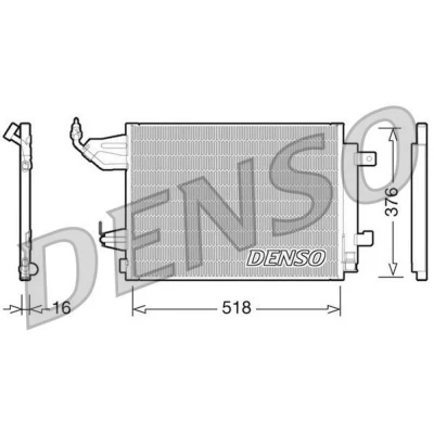 Bilde av Kondensator, klimaanlegg, mitsubishi colt vi, czc cabriolet smart forfour, fortwo cabrio, coupé, 4548300070, MR568975