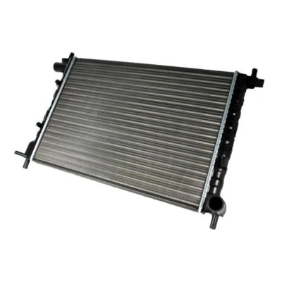 Bilde av THERMOTEC D7G022TT Radiator Aluminium, plast for kjøretøy med luftkondisjonering 360 500 34 Manuel girkasse Kjøleribber satt sammen mekanisk