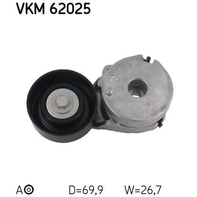 Bilde av SKF VKM 62025 Strammerull RENAULT: MEGANE 3 Grandtour, GRAND SCENIC 3, NISSAN: X Trail, Qashqai / Qashqai+2 I