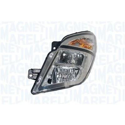 Bilde av MAGNETI MARELLI 710301273204 Frontlykter høyre H7, PY21W, W5W, H1 Halogen for høyrekjøring med lyspære
