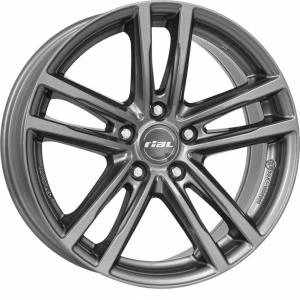 Bilde av Rial X10 Metal Grey 7x18 5/112 ET43 B57.1