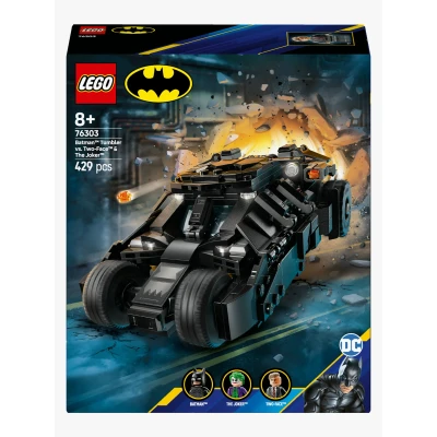 Bilde av LEGO Super Heroes 76303 Batman med Tumbler mot Two Face og The Joker Byggesett Plast
