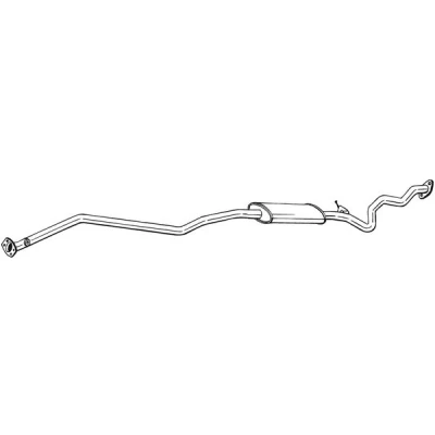 Bilde av Mellomlyddemper, bmw 3 [e90], touring [e91], 18107549426, 18307582073, 18307588913