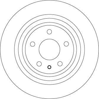 Bilde av TRW DF6809 Bremseskiver 302 11 5 108 fullt ut spraylakkert FORD: Mondeo Kombi,
