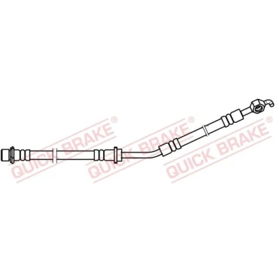 Bilde av Bremseslange, Framaksel venstre, toyota yaris, yaris skåp/halvkombi, 90947W2030, 90947W2035, 90947W2051