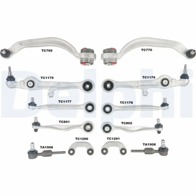 Bilde av DELPHI TC1500KIT Reparasjonssett, tverrstyrestang framaksel AUDI: A4 B6 Avant
