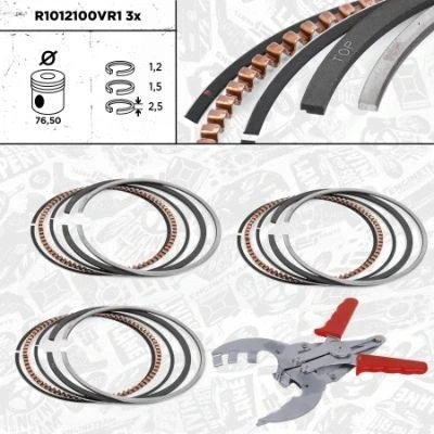 Bilde av Stempelringsett, seat,skoda,vw, 030 198 151 E, 151E, 030198151E