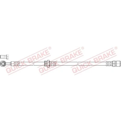 Bilde av Bremseslange, Framaksel høyre, chevrolet,daewoo, 96397201, 96397203