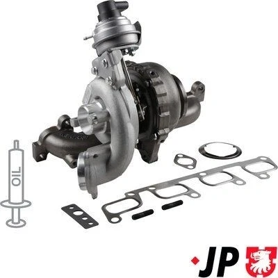 Bilde av JP GROUP 1117404600 Turbolader Eksosturbolader inkl. tetningssett VOLKSWAGEN: Passat B6 Variant, Caddy 3, Sedan, SKODA: Octavia 2 Combi