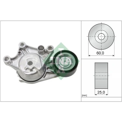 Bilde av INA 534 0654 10 Spennarm, kilerem med ribber PEUGEOT: 308 II Hatchback, 508 I SW