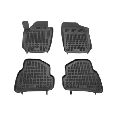 Bilde av REZAW PLAST 200110 Gulvmatte sett gummi foran og bak 4 svart Skreddersydd VOLKSWAGEN: Polo V Hatchback