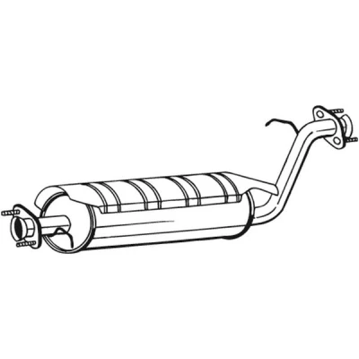 Bilde av Midtre eksospotte BOSAL 211 381