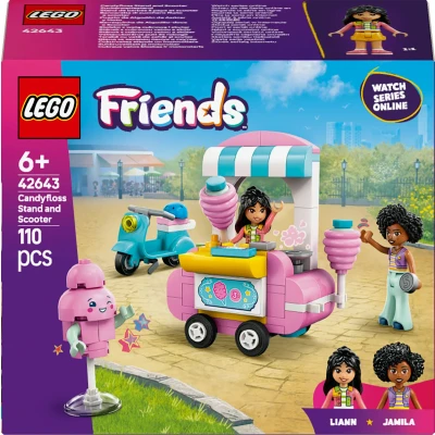 Bilde av LEGO Friends 42643 Sukkerspinnkiosk og scooter Byggesett Plast