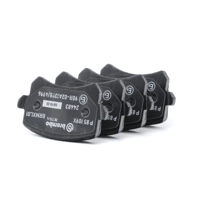 Bilde av BREMBO P 85 109X Bremseklosser ekskl. slitasjevarselkontakt med bremsecaliperskruer tilbehør VOLKSWAGEN: Tiguan I, Passat B6 Variant, Golf 5