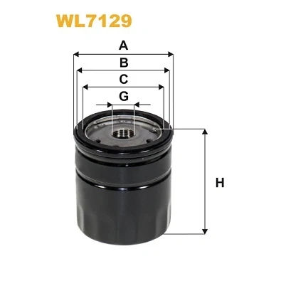 Bilde av Oljefilter WIX FILTERS WL7129
