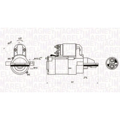 Bilde av MAGNETI MARELLI 063721246010 Starter 12 1,4 11 FORD: MONDEO 3 Kombi,