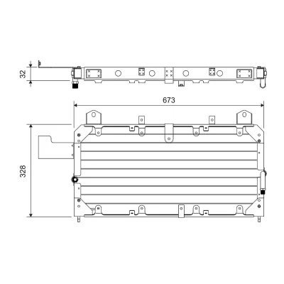 Bilde av VALEO 814062 Kondensator uten tørker Aluminium 328