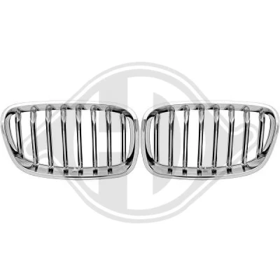 Bilde av DIEDERICHS HD Tuning 1281440 Radiatorgitter krom, svart BMW: 1 Hatchback