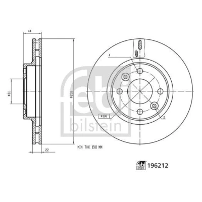 Bilde av Bremseskive dacia sandero III, Framaksel Skruvat plus SP101 19621 iii OE 40 20 622 12R, 631 49R, 650 54R