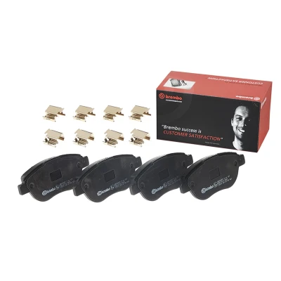 Bilde av BREMBO P 61 137 Bremseklosser ekskl. slitasjevarselkontakt med antihyle blikk tilbehør CITROËN: C4 I Hatchback, Coupé, PEUGEOT: 307 Hatchback
