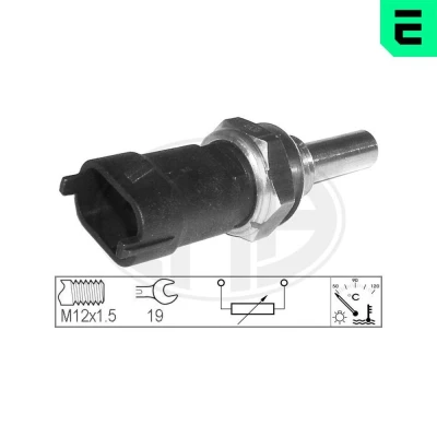 Bilde av Sensor, kjølemiddeltemperatur, alfa romeo,fiat,jeep,lancia,opel,saab,suzuki, 12 992 783, 13 42 570, 571, 55203964, 55353809, 63 38