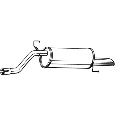 Bilde av sluttlyddemper, opel corsa d, d skåp/halvkombi, e, e 13235440, 13235441, 5852683, 5852684