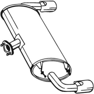 Bilde av Bakre eksospotte BOSAL 171 029