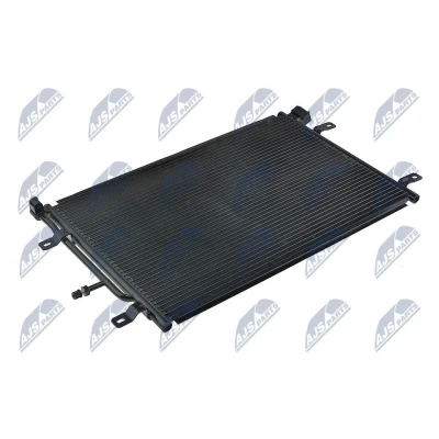 Bilde av NTY CCS AU 011 Kondensator uten tørker Aluminium 605 AUDI: A4 B7 Avant, B6/B7 Cabrio, Sedan