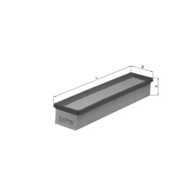 Bilde av MAHLE ORIGINAL LX 1258 Luftfilter 57,3 85 379,6, 379,6 Filterinnsats RENAULT: Kangoo I, I Express, CLIO 3, NISSAN: Almera 2 Limousine