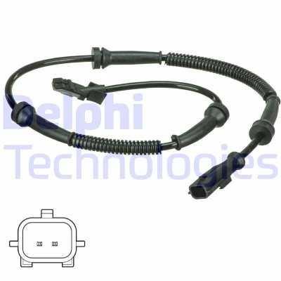 Bilde av DELPHI SS20572 ABS sensor aktiv OPEL: Vivaro A Combi, Van