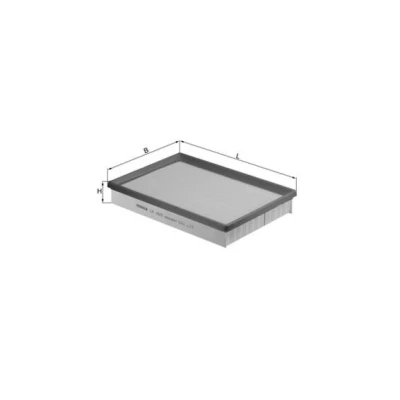 Bilde av MAHLE ORIGINAL LX 1572 Luftfilter 44,3 189 278,0 Filterinnsats VOLVO: V50, C30, S40 II, FORD: Focus 2, 2 Kombi, C Max