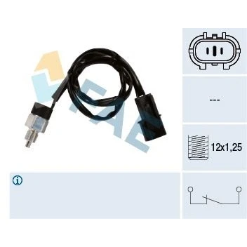 Bilde av Bryter, ryggelys, hyundai atos, 93860 02001, 02002, 02010