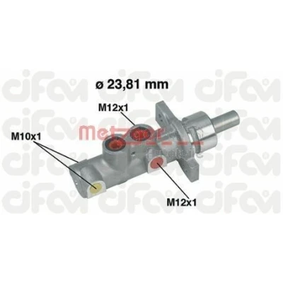 Bilde av METZGER 202 362 Hovedsylinder 22 CIFAM Aluminium CITROËN: Berlingo / First I