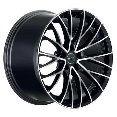 Bilde av MAK Speciale Black Machined Face 11.5x22 5/112 ET43 B66.6