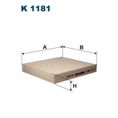 Bilde av FILTRON K 1181 Kupéfilter Partikkelfilter 210 184 30 SUBARU: Impreza III Hatchback, II Stasjonsvogn, Sedan, SUZUKI: Vitara IV SUV
