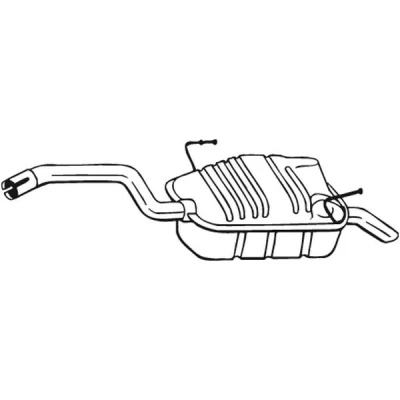 Bilde av sluttlyddemper, citroën c8, c8 van, lancia phedra, peugeot 807, 807 1726LW, 1726LX, 1726NS, 1730N9, 1730P4, 9456201880, 9805859380