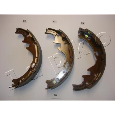 Bilde av JAPKO 55136 Bremsesko bakaksel 255 61,6 NISSAN: Pick Up