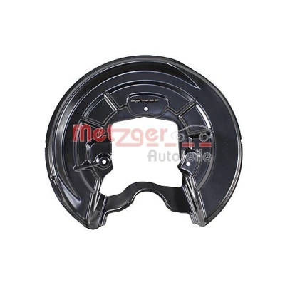 Bilde av METZGER 6115493 Bremseskjold venstre bakaksel VOLKSWAGEN: Golf 5, AUDI: A3 Sportback, Hatchback