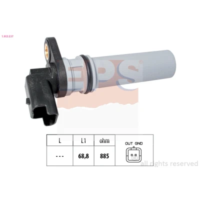 Bilde av FACET 9.0537 Turtallssensor, motormanagement Made in Italy OE Equivalent