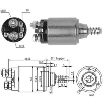 Bilde av Magnetbryter, starter MAGNETI MARELLI 940113050187